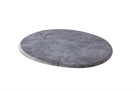 Ovale plateau betonlook