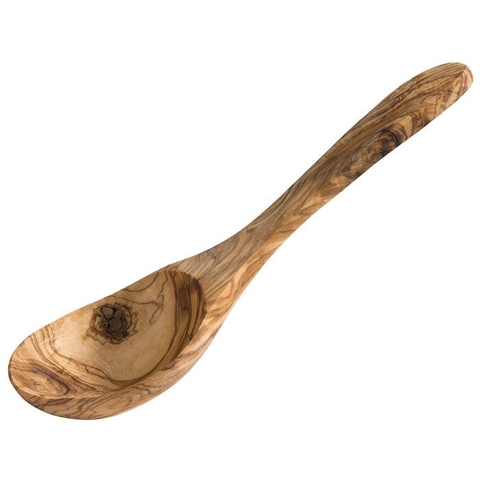 Olijfhouten lepel - 265mm - Van Erkel Winkelmaterialen