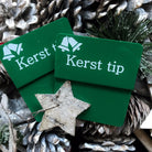 Opzetstukjes 'Kerst tip' (10st) - 54x30mm - Groen - Van Erkel Winkelmaterialen