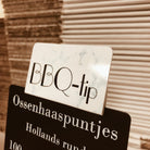 Opzetstukjes marmer 'BBQ Tip' (10st) - 54x30mm - Grijs - Van Erkel Winkelmaterialen