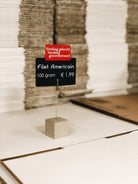 Opzetstukjes 'Vandaag gekocht, vandaag geconsumeerd' (10st) - 54x30mm - Rood - Van Erkel Winkelmaterialen