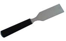 Paté steker RVS met zwarte greep - 220x40mm - Van Erkel Winkelmaterialen