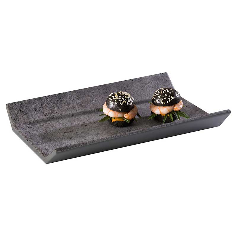 Plateau "Beton" - GN1/4 265x162x35mm - Van Erkel Winkelmaterialen