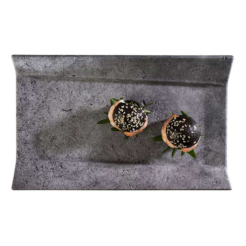 Plateau "Beton" - GN1/4 265x162x35mm - Van Erkel Winkelmaterialen