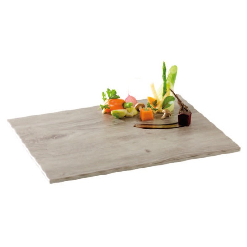 Plateau houtlook " Driftwood" - GN1/2 325x265mm - Van Erkel Winkelmaterialen