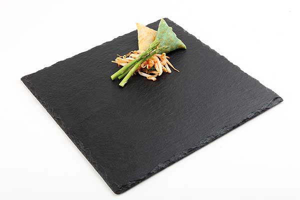Plateau leisteen vierkant - 250x250mm - Van Erkel Winkelmaterialen