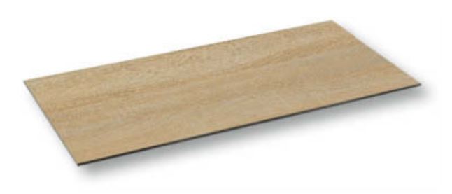Plateau recht - 840x280mm - Bruin - Van Erkel Winkelmaterialen