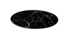 Plateau zwart marmerlook - Ø330mm - Van Erkel Winkelmaterialen