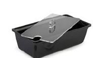 Plexi deksel (saladebak 1.5L) - 265x144mm - Transparant - Van Erkel Winkelmaterialen