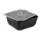 Plexi deksel vierkant (saladebak 2.5L) - 205x205mm - Van Erkel Winkelmaterialen