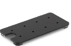 Plexi lekrooster zwart - GN1/4 265x162x17mm - Van Erkel Winkelmaterialen