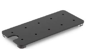 Plexi lekrooster zwart - GN1/3 325x176x17mm - Van Erkel Winkelmaterialen