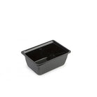 Plexi saladebak rechthoek (1L) - 215x153x85mm - Zwart - Van Erkel Winkelmaterialen