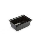 Plexi saladebak rechthoek (2L) - 237x170x100mm - Zwart - Van Erkel Winkelmaterialen