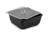 Plexi saladebak vierkant (1.5L) - 180x180x80mm - Van Erkel Winkelmaterialen