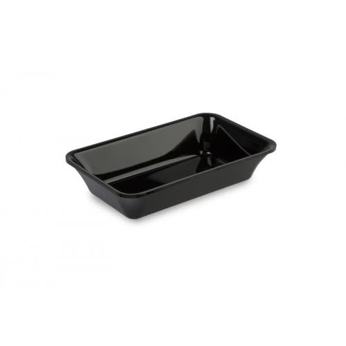 Plexi schaal - 265x162x50mm (GN1/4) - Zwart - Van Erkel Winkelmaterialen