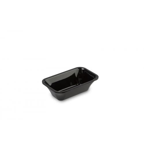 Plexi schaal - 176x108x50mm (GN1/9) - Zwart - Van Erkel Winkelmaterialen