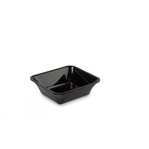 Plexi schaal - 176x162x50mm (GN1/6) - Zwart - Van Erkel Winkelmaterialen