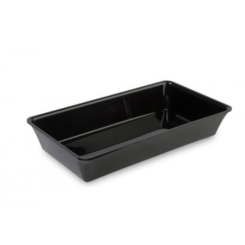 Plexi schaal - 487x265x80mm (GN3/4) - Zwart - Van Erkel Winkelmaterialen