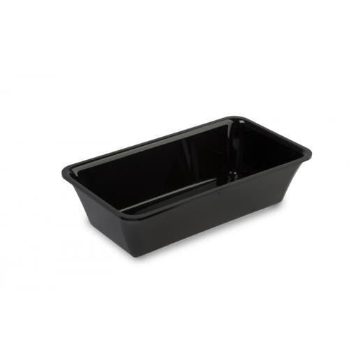 Plexi schaal - 325x176x80mm (GN1/3) - Zwart - Van Erkel Winkelmaterialen
