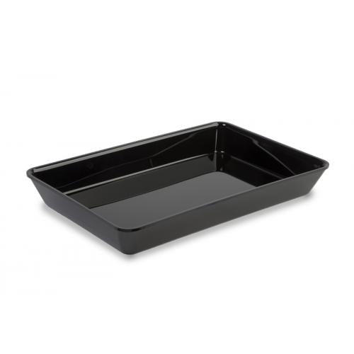 Plexi schaal - 420x280x50mm - Zwart - Van Erkel Winkelmaterialen