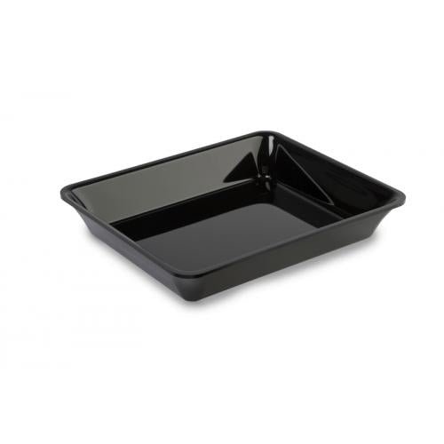 Plexi schaal - 325x265x50mm (GN1/2) - Zwart - Van Erkel Winkelmaterialen