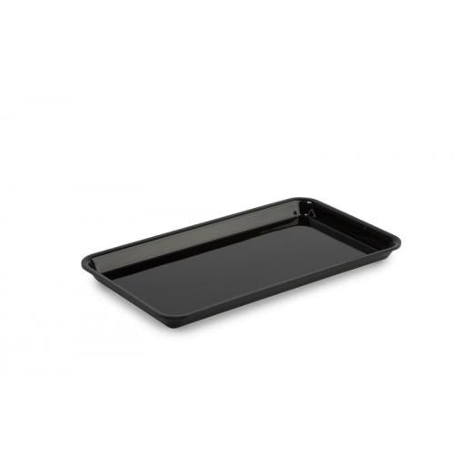 Plexi schaal - 325x176x17mm (GN1/3) - Zwart - Van Erkel Winkelmaterialen