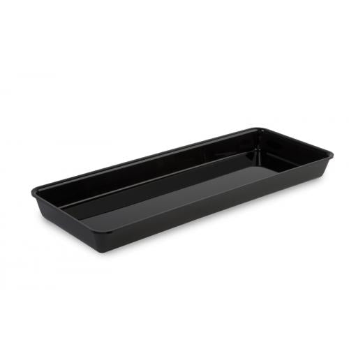 Plexi schaal - 530x200x40mm (GN2/5) - Zwart - Van Erkel Winkelmaterialen