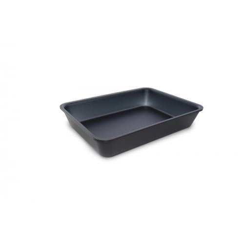 Plexi schaal MAT zwart - 280x210x50mm - Van Erkel Winkelmaterialen