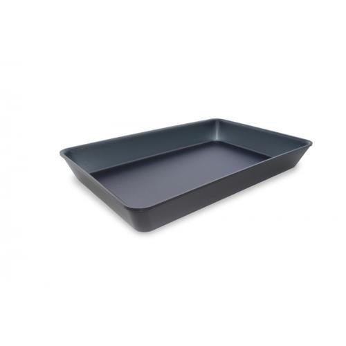 Plexi schaal MAT zwart - 280x420x50mm - Mat zwart - Van Erkel Winkelmaterialen