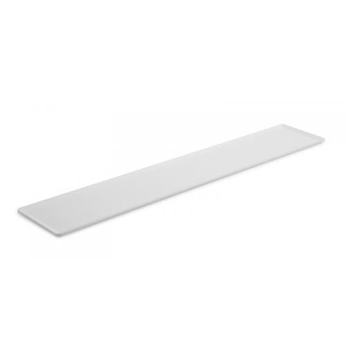 Plexi serveerplateau wit MAT - 600x105mm - Wit - Van Erkel Winkelmaterialen