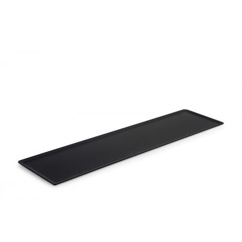 Plexi serveerplateau zwart MAT - 600x150mm - Zwart - Van Erkel Winkelmaterialen