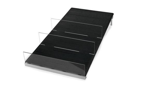 Presentatiesysteem voor in toonbank - 490x340mm - Zwart - Van Erkel Winkelmaterialen