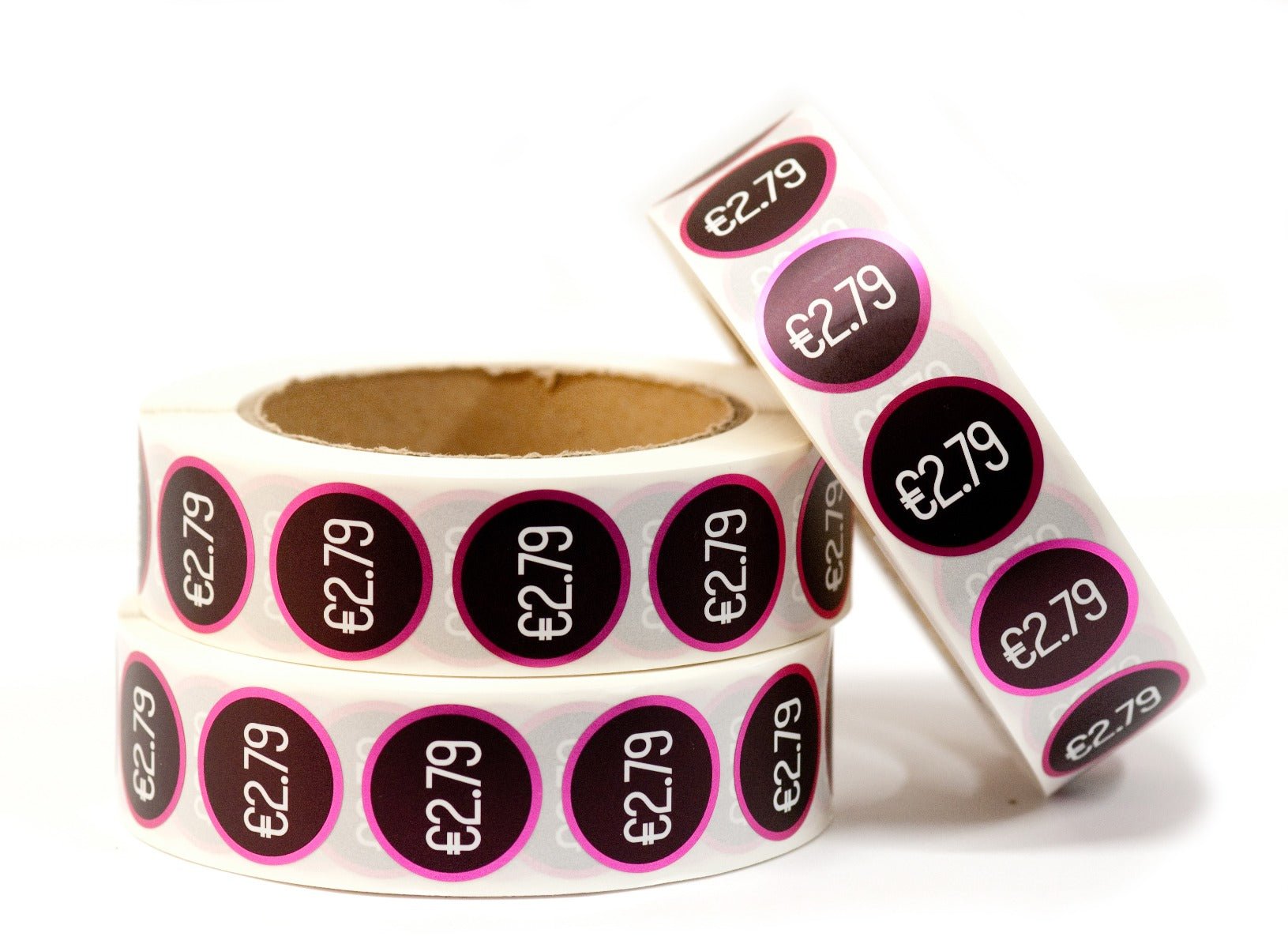 Prijs stickers op rol "€2.79" - Ø28mm - Van Erkel Winkelmaterialen