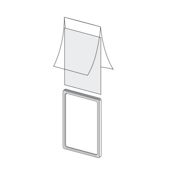 Prijskaartraam hoes - 297x420mm (A3) - Van Erkel Winkelmaterialen