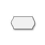 Prijstang etiketten (afneembaar) - 26x12mm - Wit - Van Erkel Winkelmaterialen