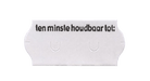 Prijstang etiketten THT - 26x12mm - Permanent - Van Erkel Winkelmaterialen