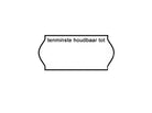 Prijstang etiketten THT - 26x12mm - Permanent - Van Erkel Winkelmaterialen