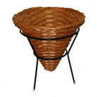 Puntmand met onderstel - Ø550x600mm - Bruin - Van Erkel Winkelmaterialen