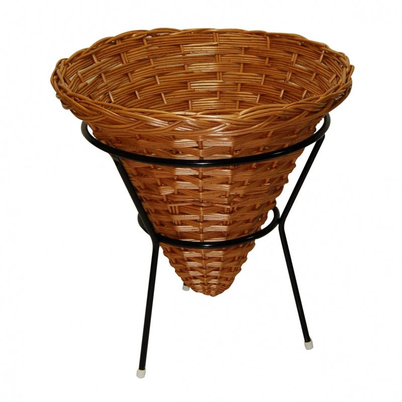 Puntmand met onderstel - Ø550x600mm - Bruin - Van Erkel Winkelmaterialen