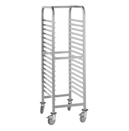 Regaalwagen 17x hoog (zwaar model) - GN1/1 530x325mm - Van Erkel Winkelmaterialen