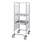 Regaalwagen hoog (zwaar model) - GN2/1 1710x660x755mm  - Van Erkel Winkelmaterialen