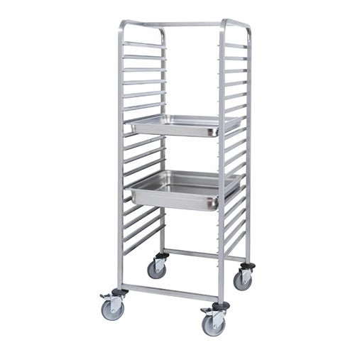 Regaalwagen hoog (zwaar model) - GN2/1 1710x660x755mm  - Van Erkel Winkelmaterialen