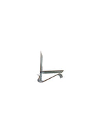 RVS klem bord/schaal (kaart omhoog) - 10mm - Zilver - Van Erkel Winkelmaterialen