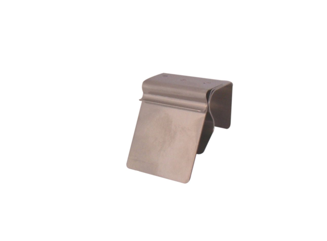 RVS klem broodrek - 12mm - Zilver - Van Erkel Winkelmaterialen