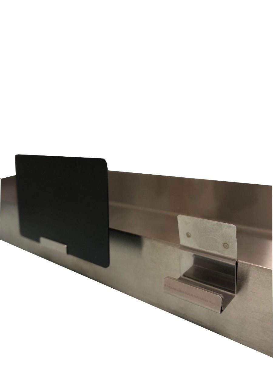 RVS klem gebaksplaat - 2mm - Zilver - Van Erkel Winkelmaterialen