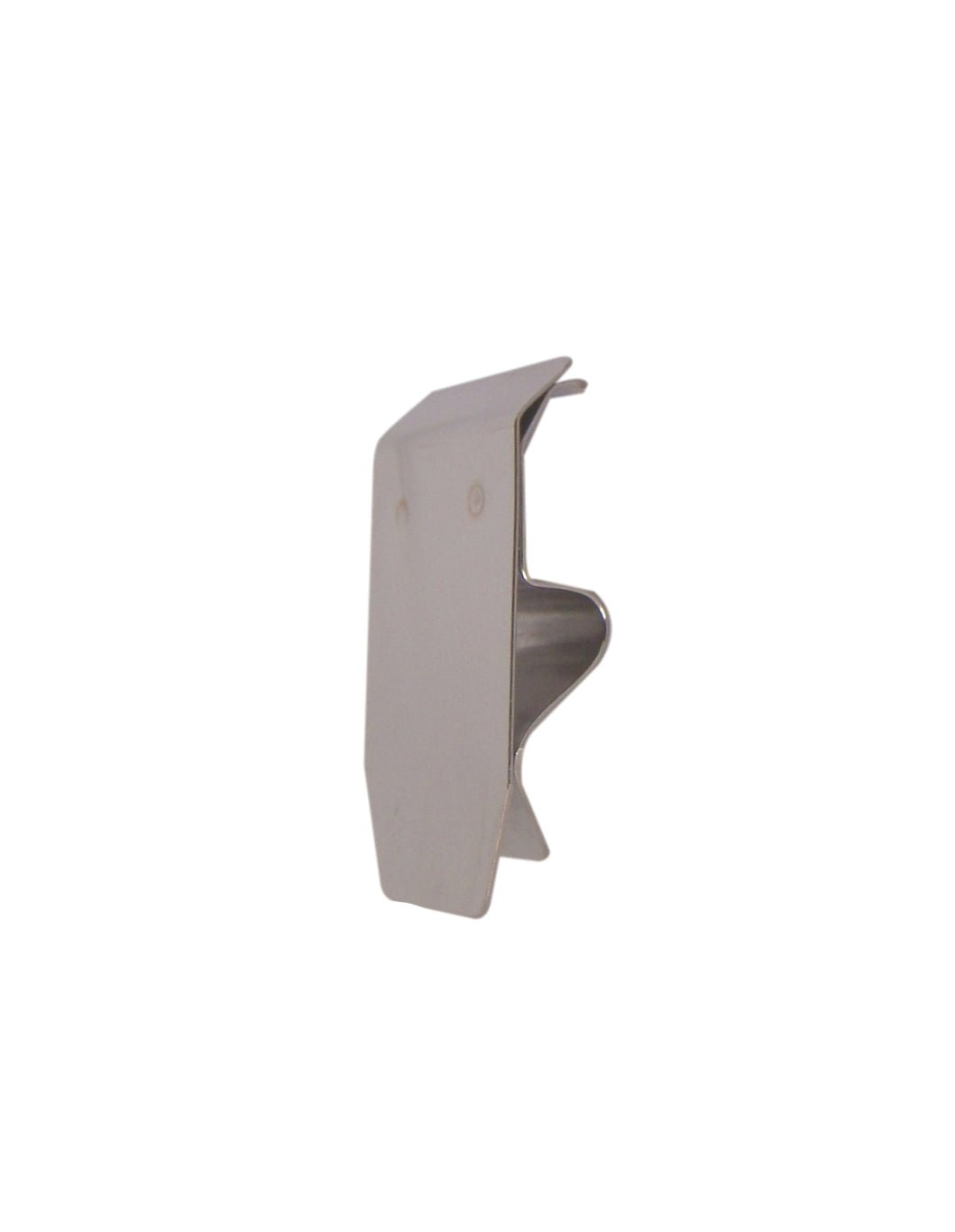 RVS klem gebaksplaat (rand 25mm) - Van Erkel Winkelmaterialen