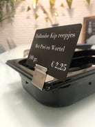 RVS klem (kunststof GN bak) - Van Erkel Winkelmaterialen