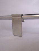 RVS klem mand/buis (recht hangend) - 20mm - Zilver - Van Erkel Winkelmaterialen