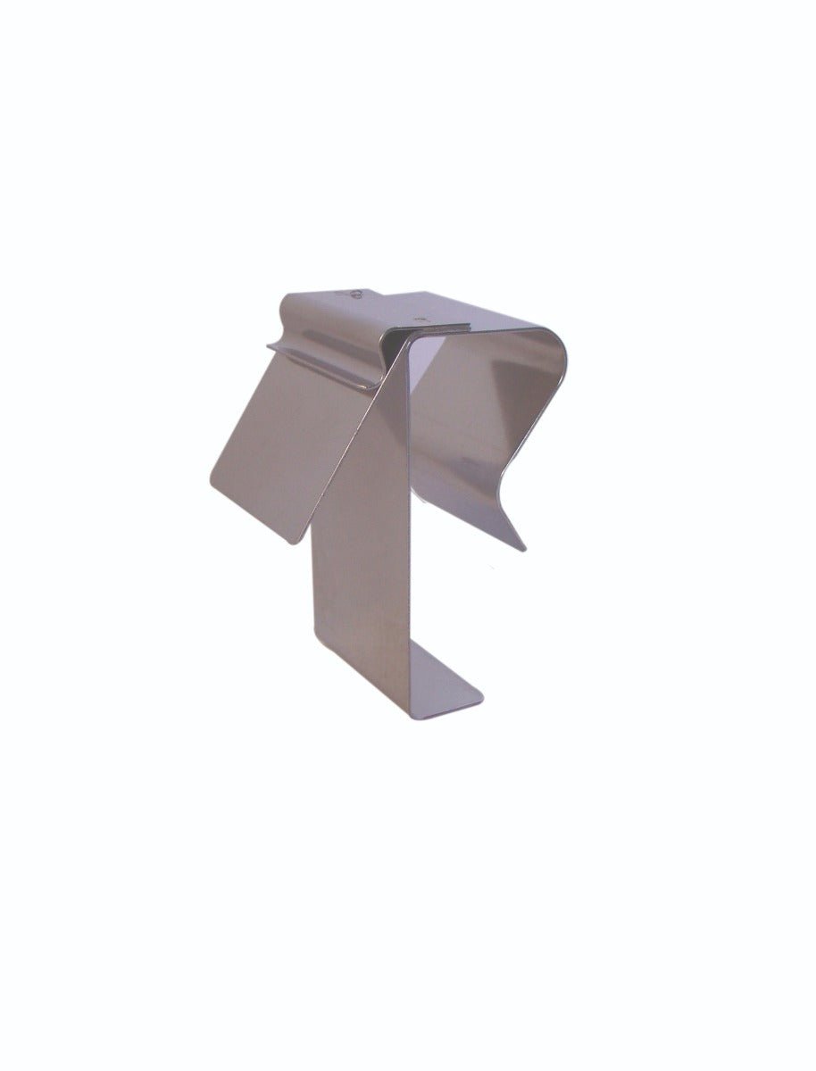 RVS klem mand/buis (schuin hangend) - 25mm - Zilver - Van Erkel Winkelmaterialen